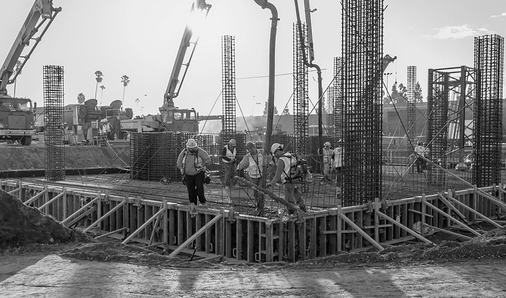 Foundation construction phase