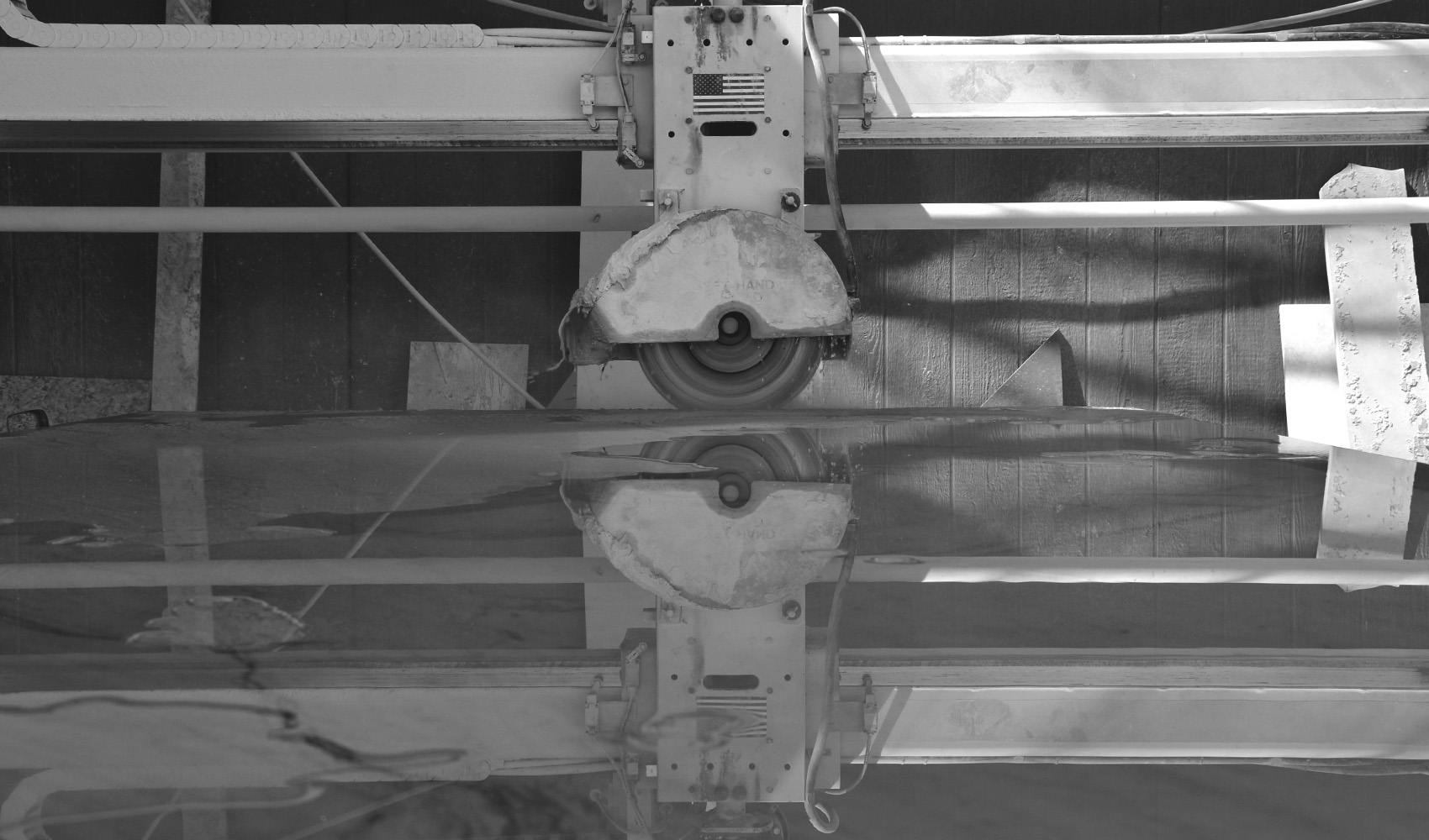 Construction framing detail and precision cutting work